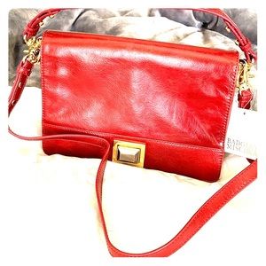 Badgley Mischka  double strap leather purse